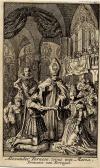 Prent Alexander Farnese, trout met Maria, Princesse van Portugal