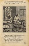 gravure De Scheermessemaker, en passersmit