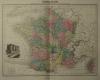 Afbeelding van kaart France en 1789, donnant la comparaison des anciennes Provinces et des Départements actuels kaart France en 1789, donnant la comparaison des anciennes Provinces et des Départements actuels