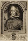 Prent Portret van Filips IV, koning van Spanje